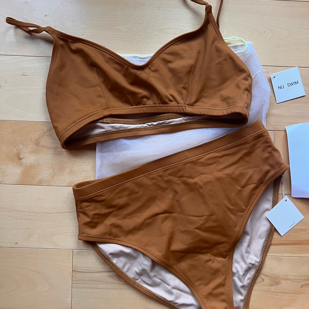 Nu Swim Brown Bikini Set